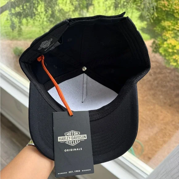 NWT brand new Harley Davidson black hat - Picture 4 of 4